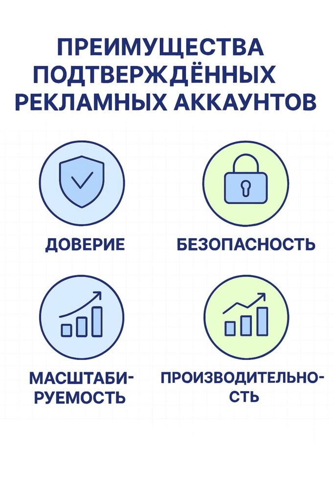 Преимущества верифицированных рекламных аккаунтов